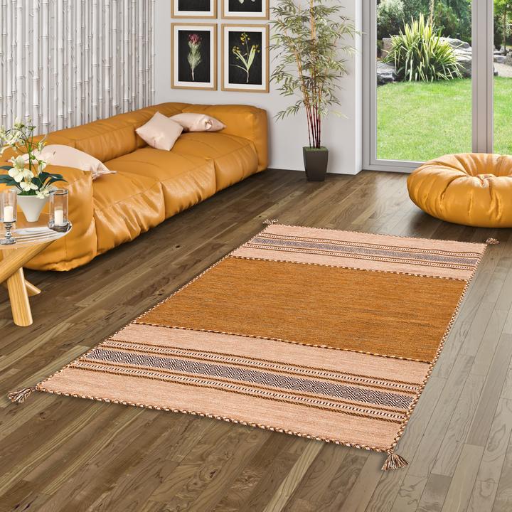 Produktbild Pergamon Natur Teppich Kelim Navarro (70 x 140 cm)