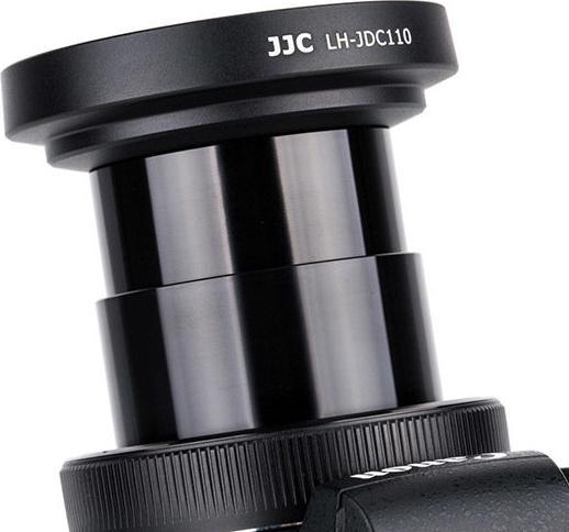 Actual product image JJC Canon G1X MarkIII Zonnekap