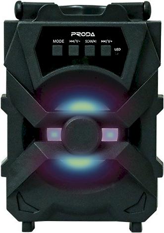 Produktbild Proda Xunshen Portable Wireless Bluetooth Speaker FM Radio + Micro SD (4 h, Stromversorgung über USB)