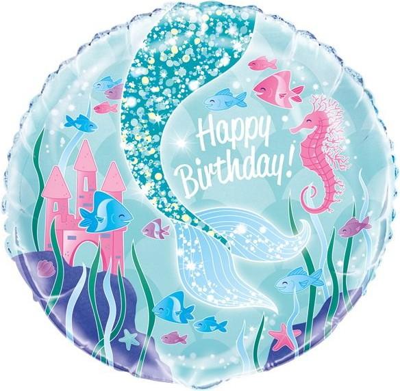 Produktbild Unique Ballon Sirene Geburtstag (1 x)