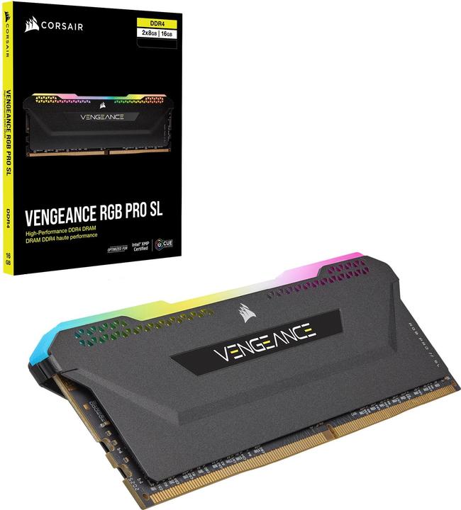 Immagine prodotto Corsair Vengeance RGB Pro SL (2 x 8GB, 3600 MHz, DDR4-RAM, DIMM)
