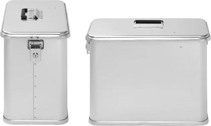Immagine prodotto ProPlus Valigia per moto in alluminio con coperchio e serratura cilindrica Side Case 36L (36 l)
