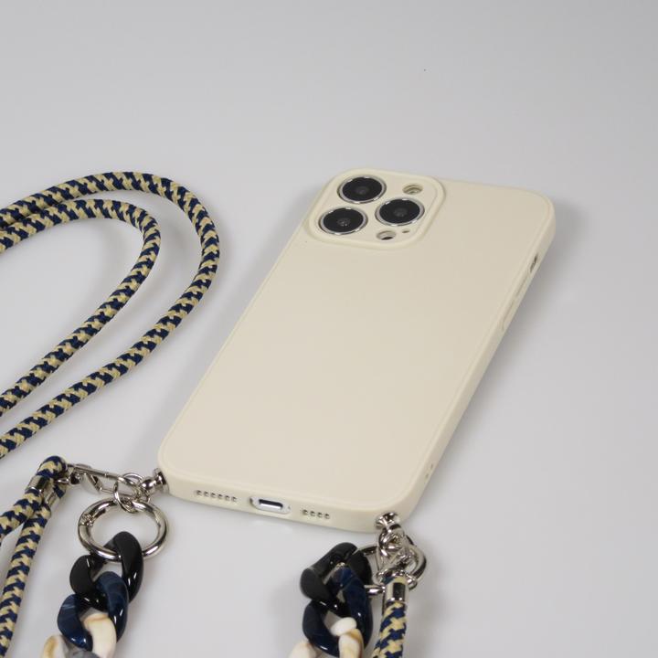 Image du produit PhoneLook Coque Gel silicone avec corde collier & chaîne de pierre décorative (Apple iPhone 13 Pro Max)