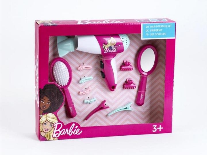 Image du produit Theo Klein Coiffeur Barbie avec sèche-cheveux