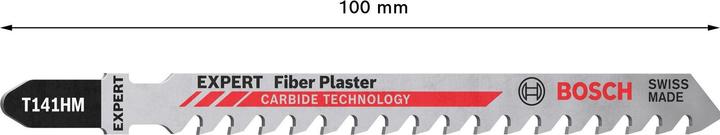 Produktbild Bosch Professional Zubehör EXPERT ‘Fiber Plaster’ T 141 HM Stichsägeblatt, 3 Stück
