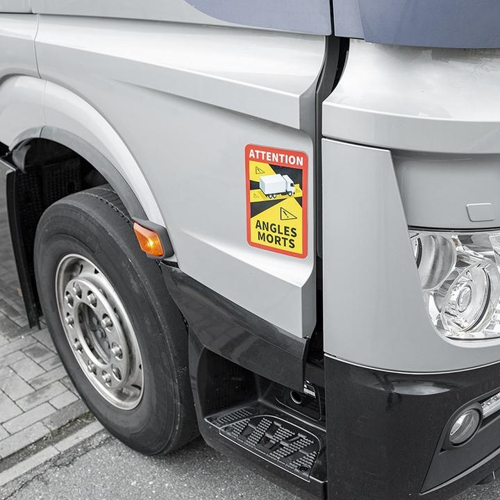 Produktbild ProPlus Magnetaufkleber "Attention Angles Morts!" LKW