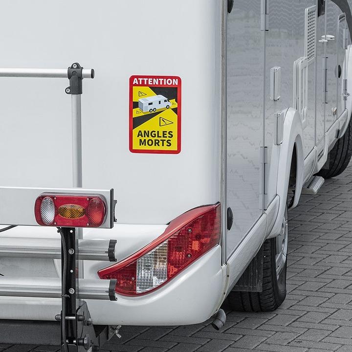 Produktbild ProPlus Aufkleber "Attention Angles Morts!" Wohnmobil