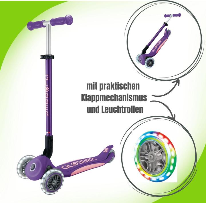Actual product image Globber Primo Foldable Plus Light - 3 Wheels Scooter