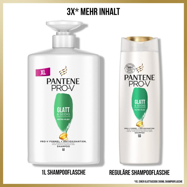 Image du produit Pantene Pro-V Lisse et soyeux (1000 ml, Shampoing liquide)