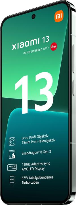 Actual product image Xiaomi 13 (256 GB, Flora Green, 6.36", Dual SIM, 50 Mpx, 5G)