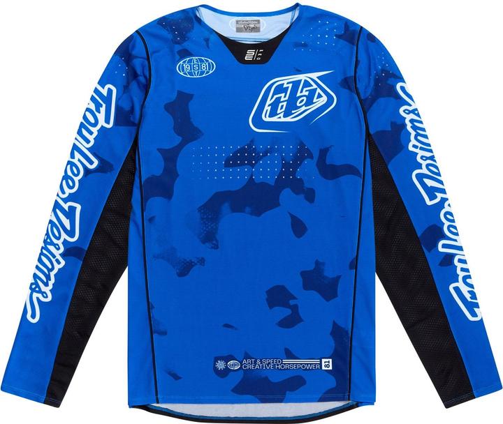 Produktbild Troy Lee Designs SE Pro Jersey, Blotted, bright blue, L (L)