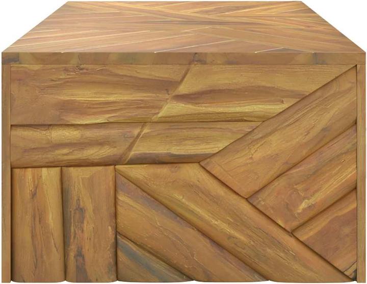 Image du produit VidaXL Table basse 110x60x38 cm en teck massif (110 x 60 x 38 cm)