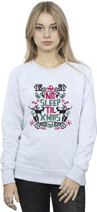 Immagine prodotto Disney The Nightmare Before Christmas No Sleep Til Xmas Felpa Donna (M)