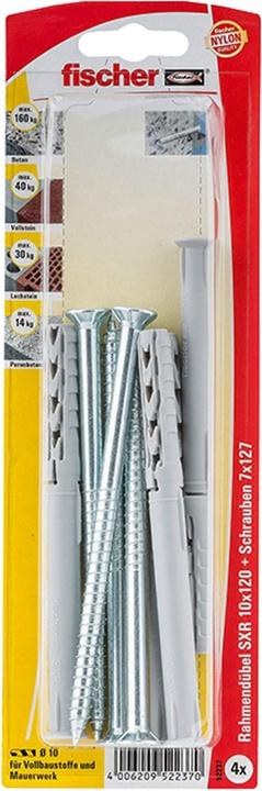 Image du produit Fischer Chevilles pour cadres S10 RS 115ZK (4 pcs)