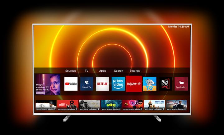 Productafbeelding Philips 58PUS7855 Ambilight (58", LCD, 4K, 2020)
