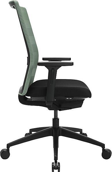 Immagine prodotto Topstar Sedia girevole da ufficio AirWork, con braccioli, sincromeccanismo, nero, verde