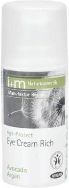 Actual product image i+m Naturkosmetik Age Protect Eye Cream Rich (Crème, 15 ml)