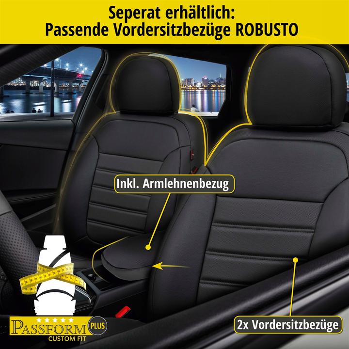 Image du produit Walser Housse de siège pour VW Tiguan (5N) 09/2007-07/2018, 1 housse de banquette arrière