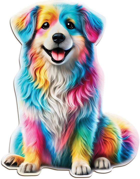 Immagine prodotto WoodenCity WOODEN CITY Rainbow Buddy 250 Wooden Puzzle Jigsaw Puzzle with unique shapes (250 pezzi)