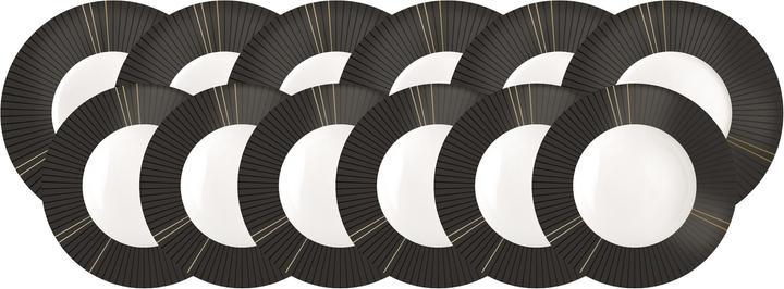 Produktbild Kahla Tafel-Set Dîner Black Ray (12 Stück)