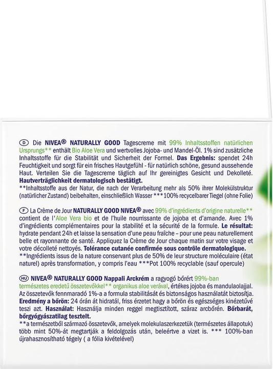 Actual product image NIVEA Bio Aloe Vera (50 ml)