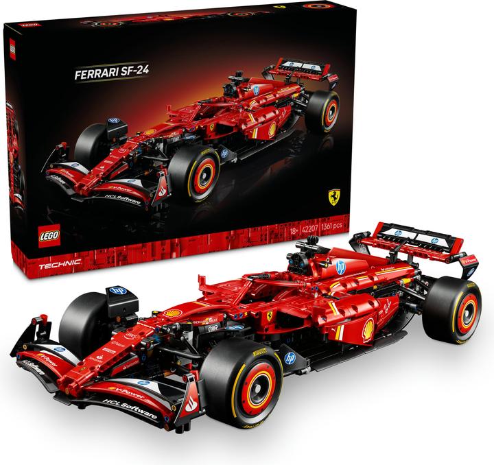 Image du produit LEGO Ferrari SF-24 F1 Rennauto (42207, LEGO Technic)