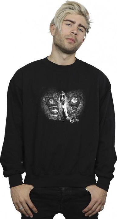 Actual product image Corpse Bride Mens Emily Butterfly Sweatshirt (S)