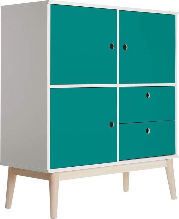 Image du produit Trenddeko Bleu turquoise uni (100 x 100 cm)