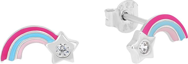 Actual product image Prinzessin Lillifee Ohrschmuck für Mädchen, 925 Sterling Silber, Zirkonia synth. | Sternschnuppe (Silver 925)