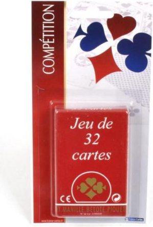 Immagine prodotto Cartamundi Competition 32 Cartes Dos Quadrille Blister (Francese)