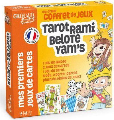 Actual product image Cartamundi Grimaud Junior Mon Grand Coffret De Jeux (Rami Belote Tarot Yam'S ) (French)