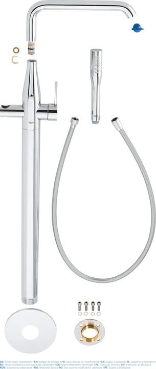 Produktbild Grohe Essence Einhand-Wannenbatterie mit Bodenmontage