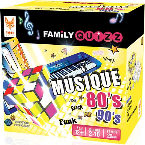 Actual product image Topi games FAMILY QUIZZ MUSIQUE ANNEE 80 & 90 (FR) (French)