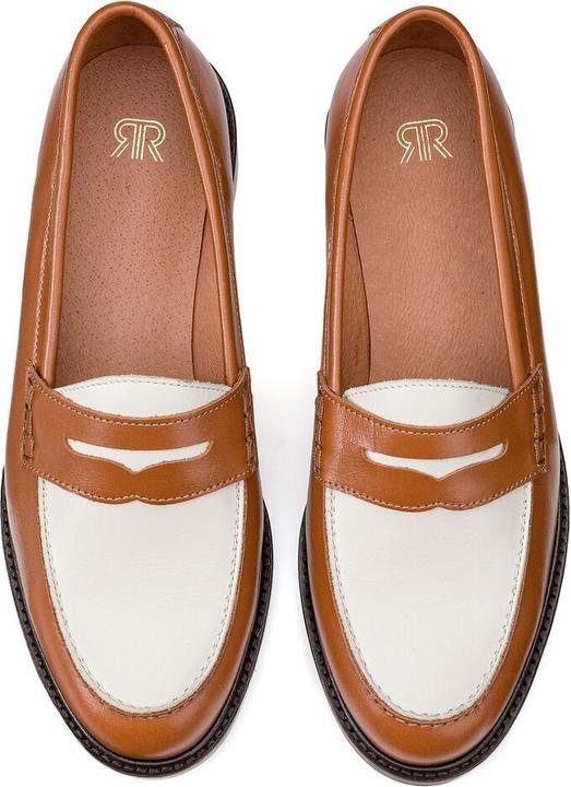 Actual product image La Redoute Collections Leather moccasins (39)