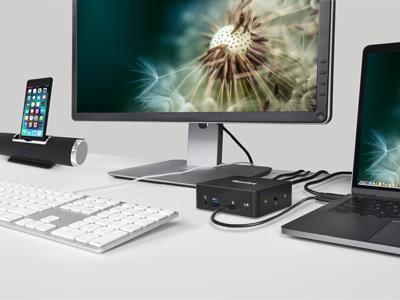 Immagine prodotto Hamlet HDKC-PD8000 Docking Doppia Interfaccia Usb-C e (USB-C)