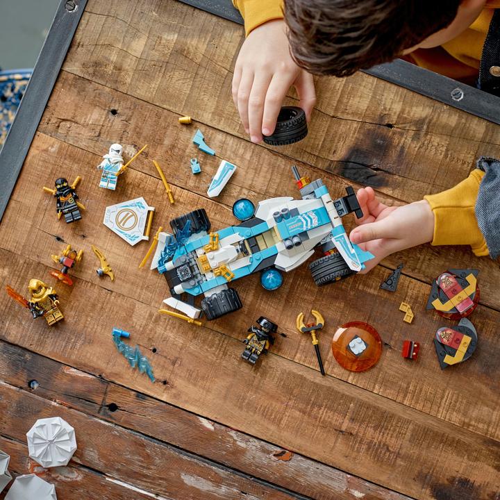 Produktbild LEGO Zanes Drachenpower-Spinjitzu-Rennwagen (71791, LEGO Ninjago)