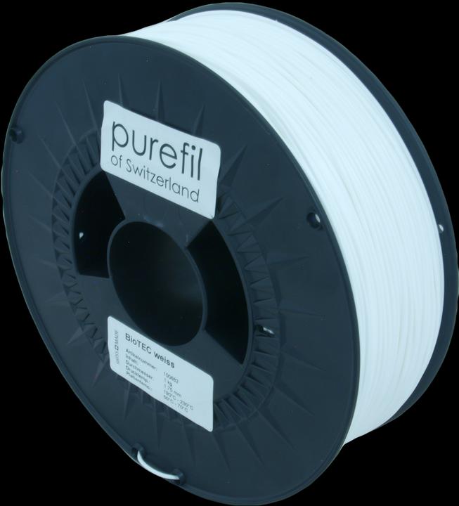 Image du produit Purefil Filament (bioTEC, 1.75 mm, 1000 g, Blanc)