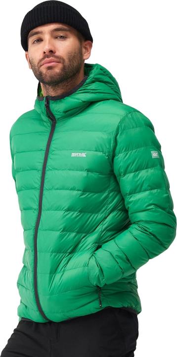 Actual product image Regatta Mens Marizion Baffled Hooded Padded Jacket (M)