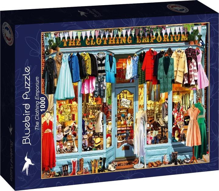 Immagine prodotto Bluebird Puzzle 1000 pezzi L'emporio dell'abbigliamento (1000 pezzi)