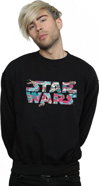 Immagine prodotto Star Wars Wavy Ship Logo Felpa Uomo (XL)