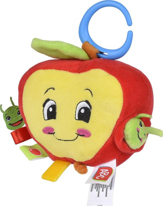 ABC Aktivitäten Apfel mit Raupe Plüschtier