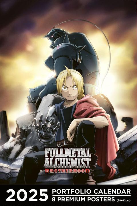 Image du produit PIKA Fullmetal alchemist : calendrier portfolio : 8 posters premium 2025 (Français)