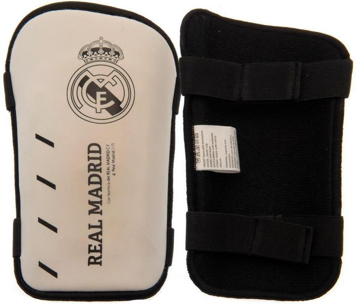 Actual product image Real Madrid CF Childrens/Kids Slip-In Shin Guards (122, 128, 125 B)