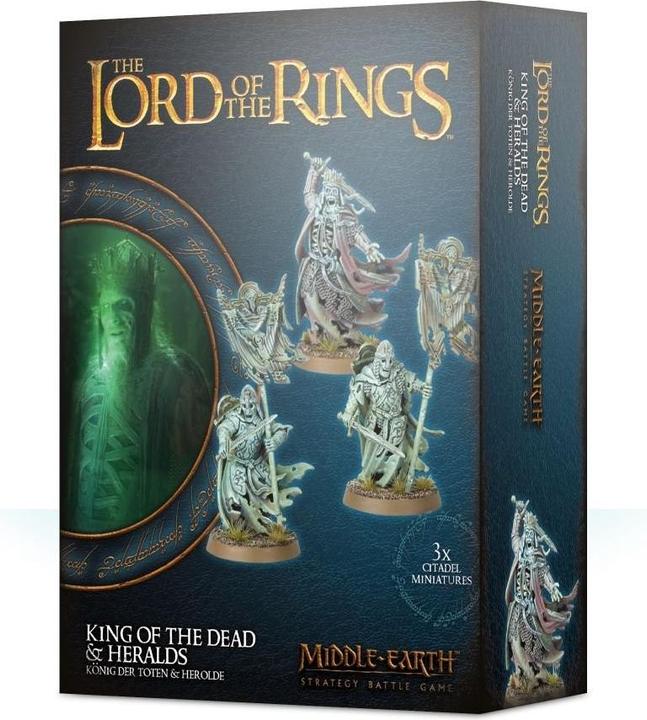 Image du produit Games Workshop King of the Dead & Heralds - Le Seigneur des Anneaux : Terre du Milieu (Matières plastiques)