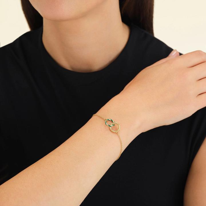Actual product image Rosefield Essentials Bracelet (19.50 cm, Gold 14K, Enamel)