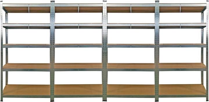 Actual product image Grafner Double heavy duty shelf 1,80m workshop shelf on 5 levels 1750kg load capacity TÜV / GS tested