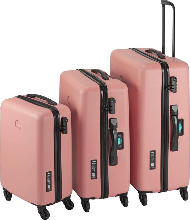 Image du produit Princess Traveller Prinzessinreisende PT01 -Skala - Koffer mit integrierter Waage - Peony Pink - SML (35 l, Bagage à main (jusqu'à 50l))