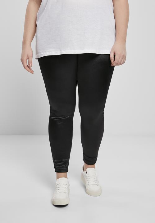 Actual product image Urban Classics Ladies Shiny High Waist Leggings (XL)