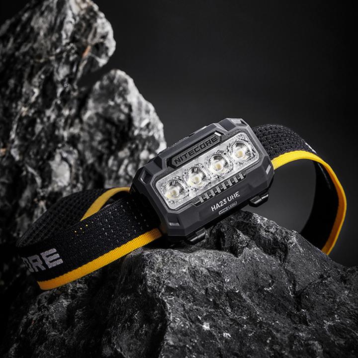Actual product image Nitecore HA23 UHE Headlamp Black (400 lm)