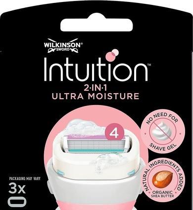 Image du produit Wilkinson Intuition Ultra Moisture For Women Manche rasoir 4 lames (3 x)